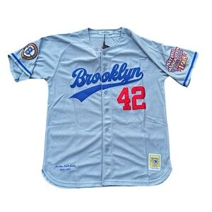 Headgear Classics | Brooklyn 42 Negro League Baseball Jersey XL Grey